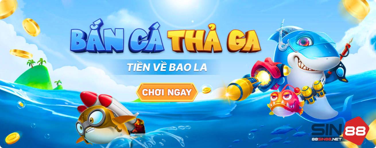 Banner Bắn Cá Đổi Thưởng Sin88