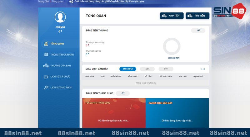 Các thông tin bổ ích dành cho người chơi khi nạp tiền Sin88 Các thông tin bổ ích dành cho người chơi khi nạp tiền Sin88